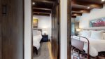 Views of the master and guest bedrooms